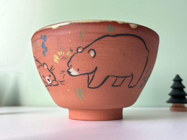 Bol Grès Rouge - Ours – Image 3