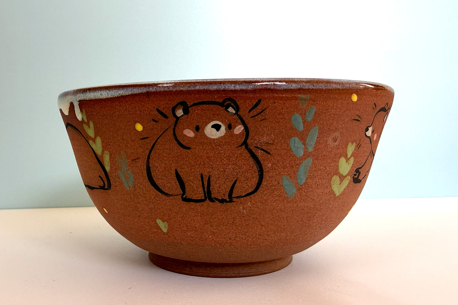 Bol Grès Rouge - Ours