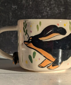 sculpted mug dachshund
