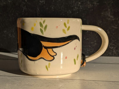 Sculpted Mug - Dachshund - Image 3