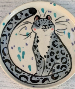 snow leopard saucer