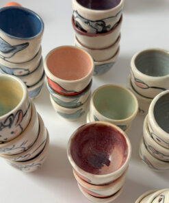 canadian handmade pottery with the cutest aesthetic