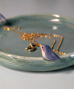 jewelry dish blue birds