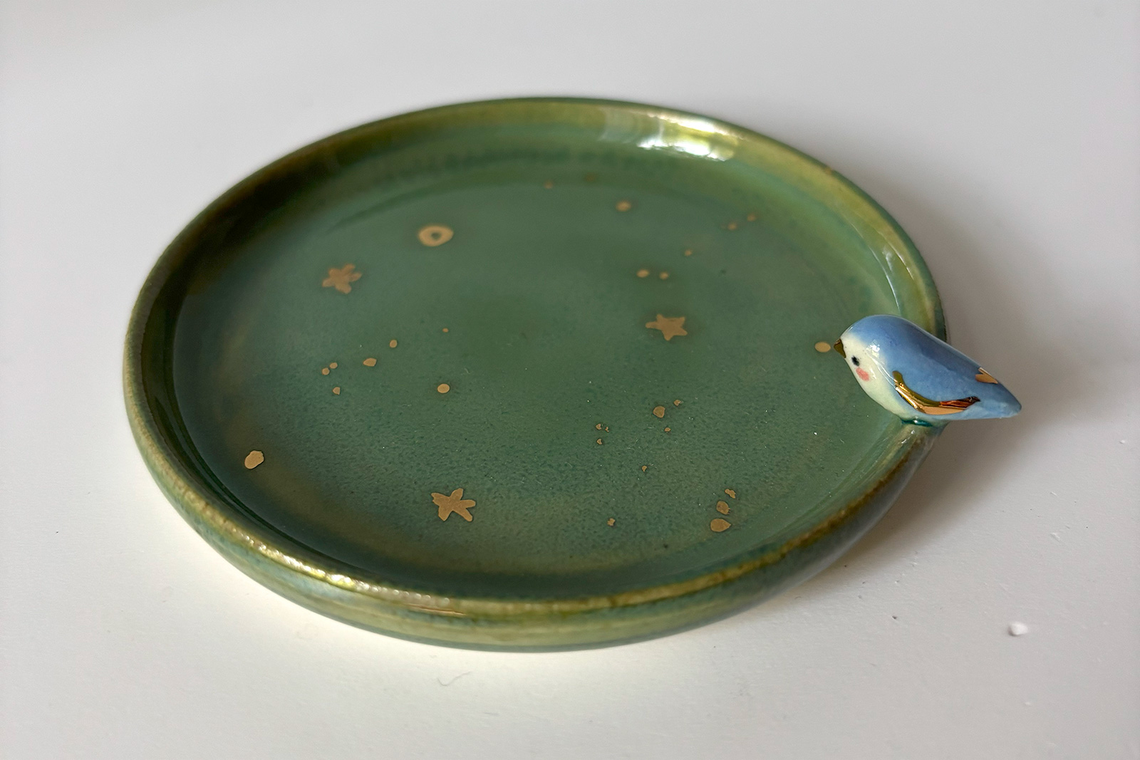 Jewelry Dish - Blue bird