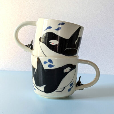 Sculpted Mug - Orca - Image 2
