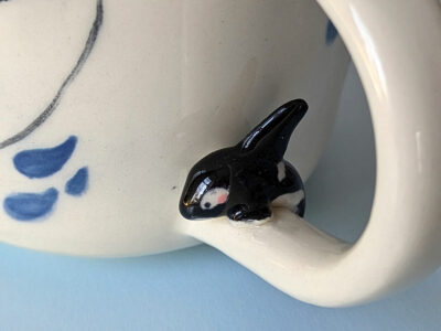 Sculpted Mug - Orca - Image 3