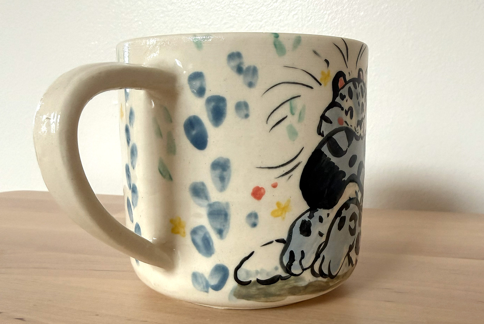 Alternative view of Mug - Panthère des Neiges