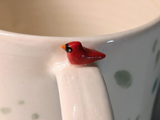 Sculpted Mug - Northern Cardinals - Image 3