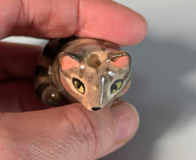 Figurine - Whiskers Vase - Tabby Cat - Image 3