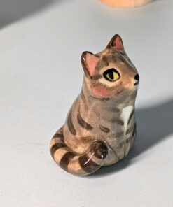 whiskers vase tabby cat