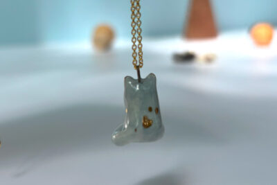 Pendant - Grey Cat - Image 3