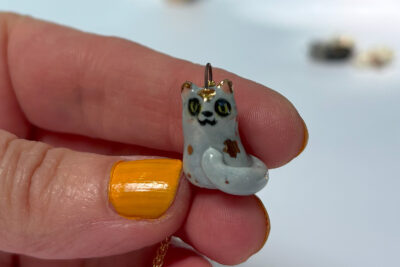 Pendant - Grey Cat - Image 4