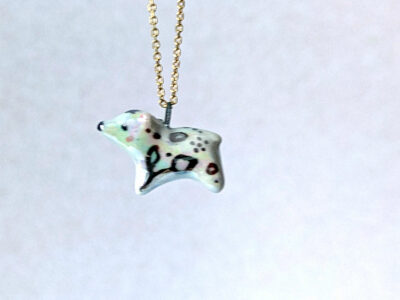 Pendant - Polar Bear - White Gold - Image 2