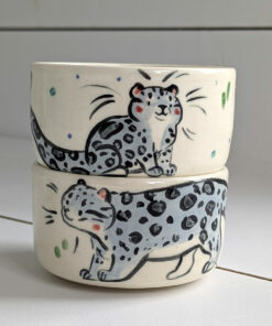 snow leopard tumbler