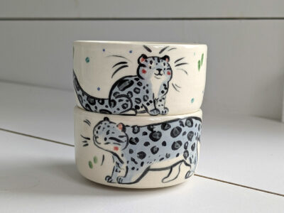 snow leopard tumbler