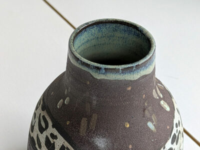Vase - Léopard des Neiges – Image 3