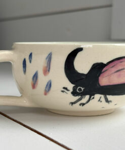 Tea Cup : Lavender Beetle