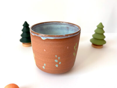 Cup - Red Stoneware - Red Fox - Image 2