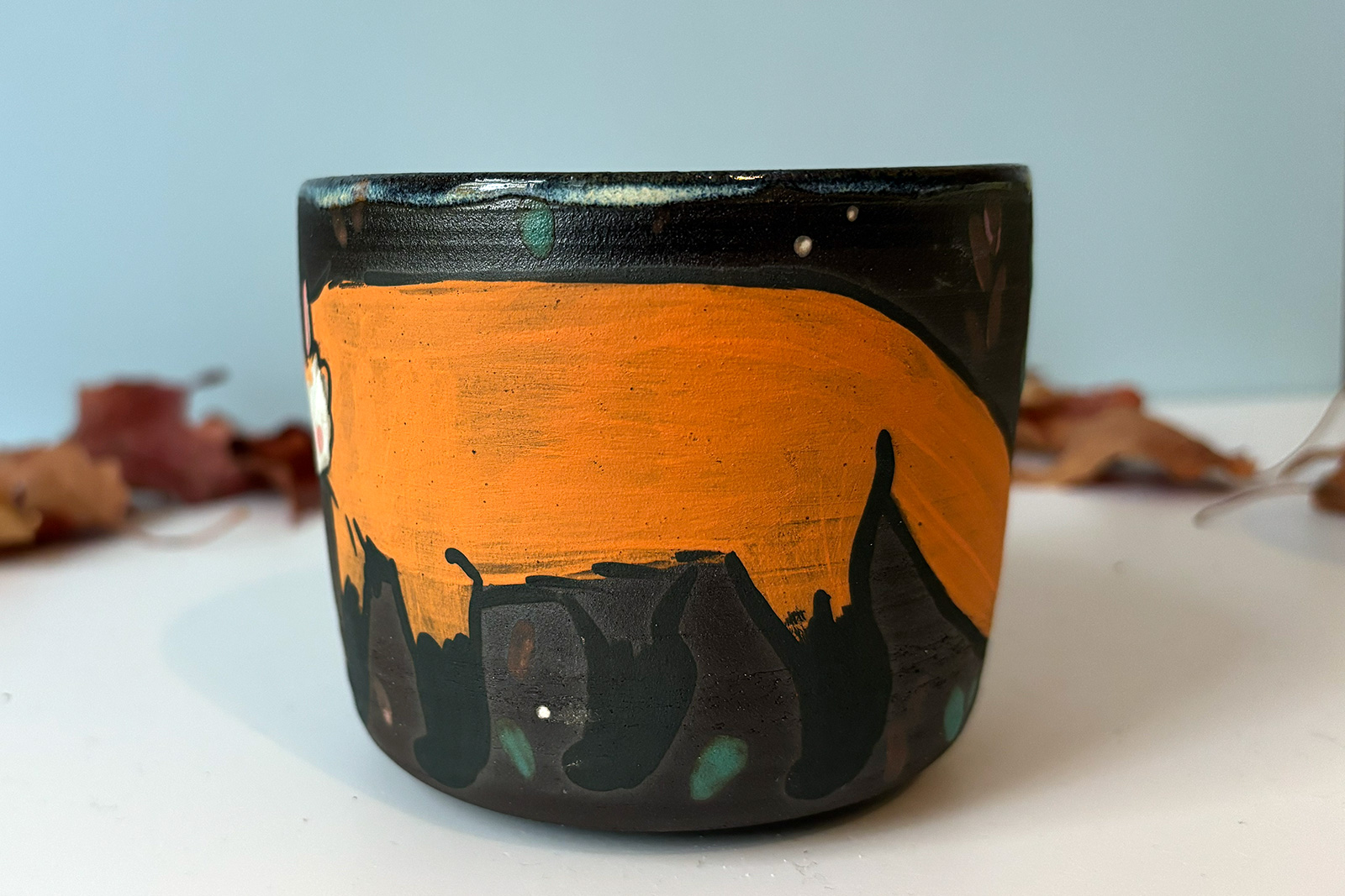 Alternative view of Cup - Red Fox