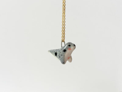 Porcelain Pendant - Grey Seal - Image 5
