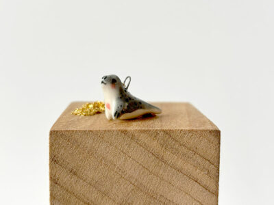 Porcelain Pendant - Grey Seal - Image 4