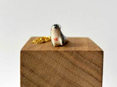Porcelain Pendant - Grey Seal - Image 3