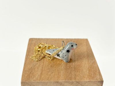 Porcelain Pendant - Grey Seal - Image 2