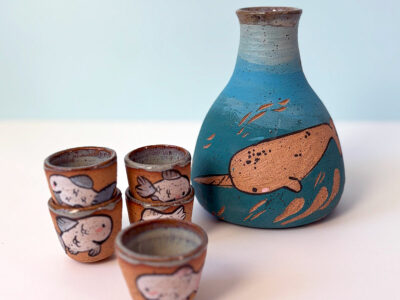 Sake Set - Narwhal - Image 2