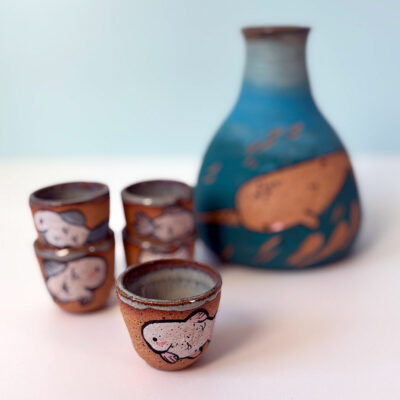Sake Set - Narwhal - Image 4