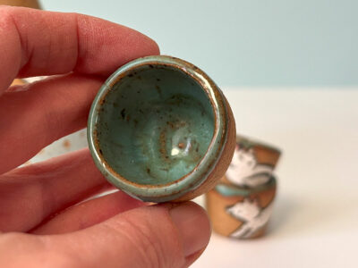 Sake Set - White Foxes - Image 6