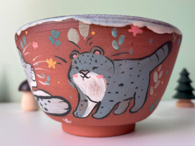 Yarn Bowl - Snow Leopards - Image 5