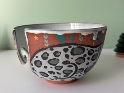 Yarn Bowl - Snow Leopards - Image 2