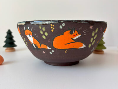 Bowl - Red Foxes - Image 4
