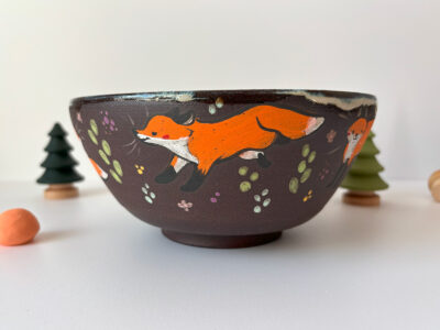 Bowl - Red Foxes - Image 3