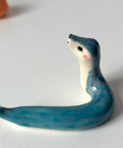 snake porcelain figurine