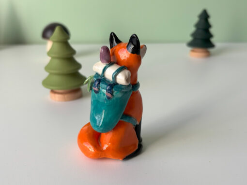 Figurine - Renard Randonneur avec Passager – Image 4