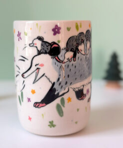 Tall Tumbler - Opossum Family