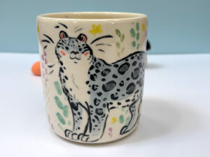 snow leopard cup