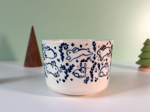Cup - Blue Bunnies - Image 4