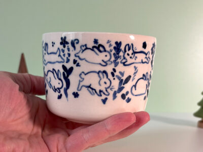 Cup - Blue Bunnies - Image 6