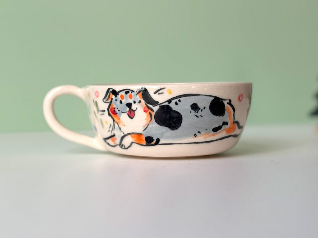 australian shepherd tea cup