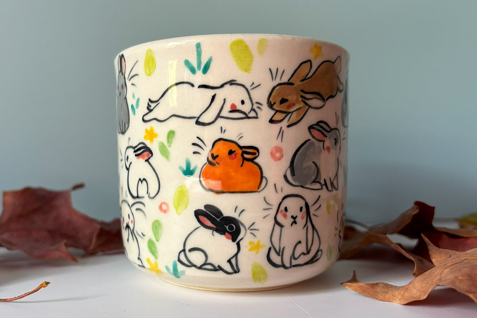 Alternative view of Tasse : Plein de Lapins