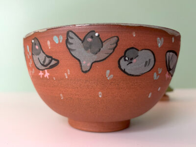 pigeon bowl cute