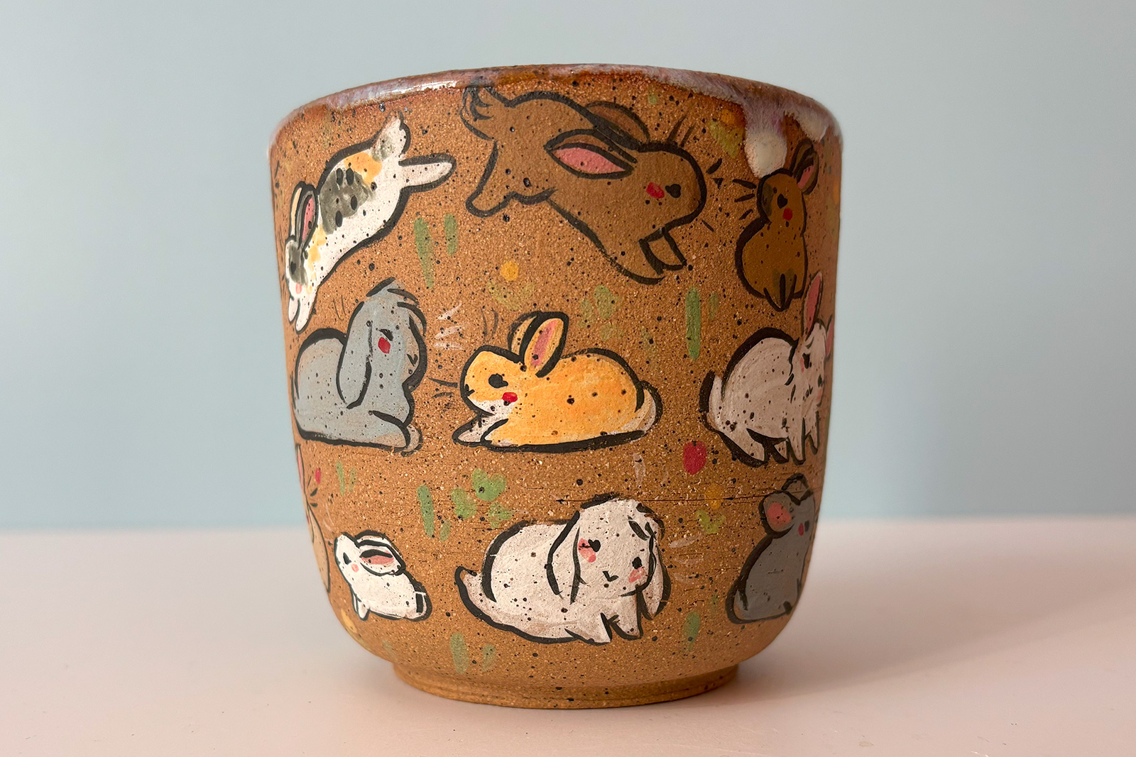 Cup Speckled : Too Many Bunnies