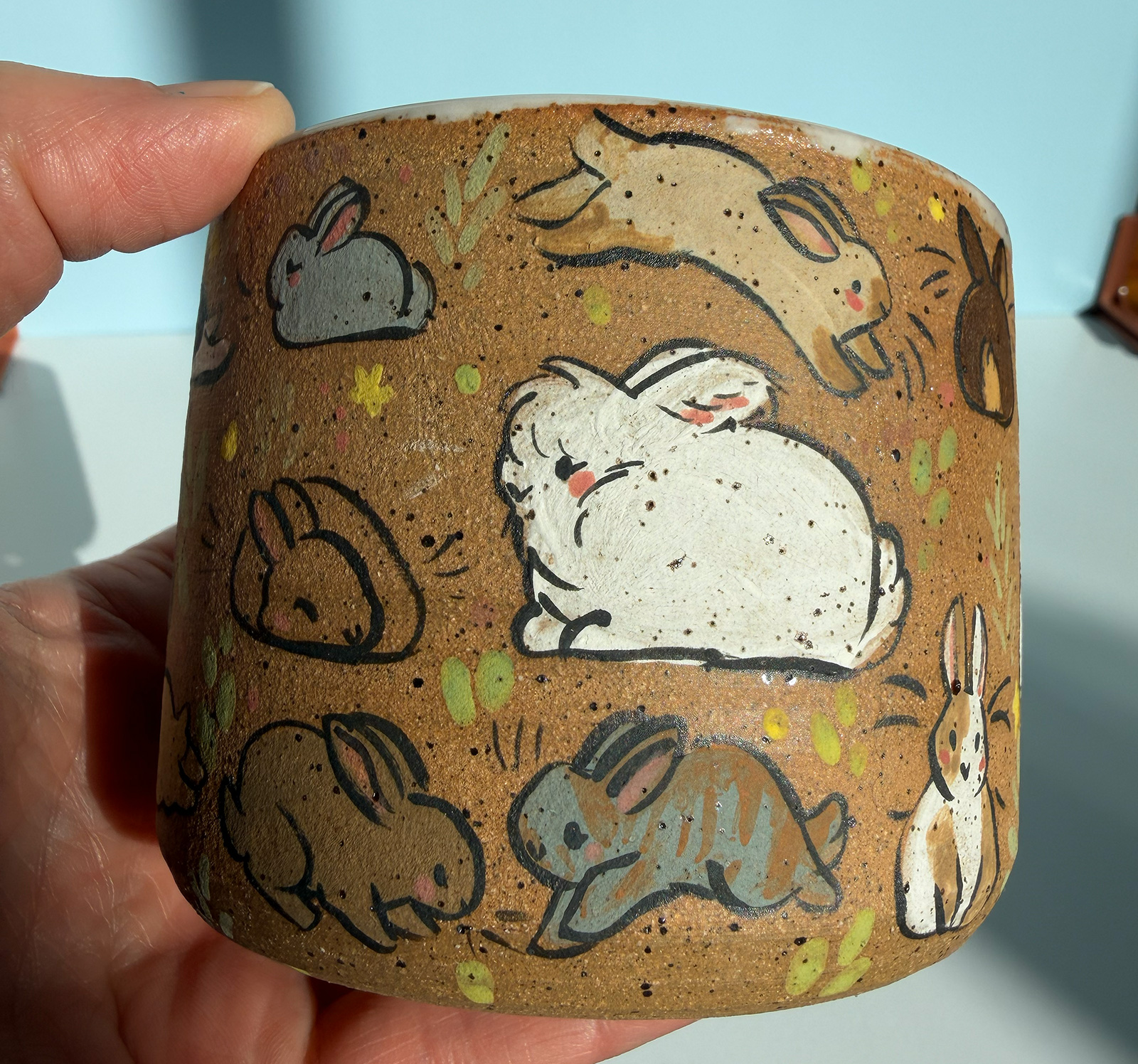 Tasse Mouchetée : Plein de Lapins – Image 5