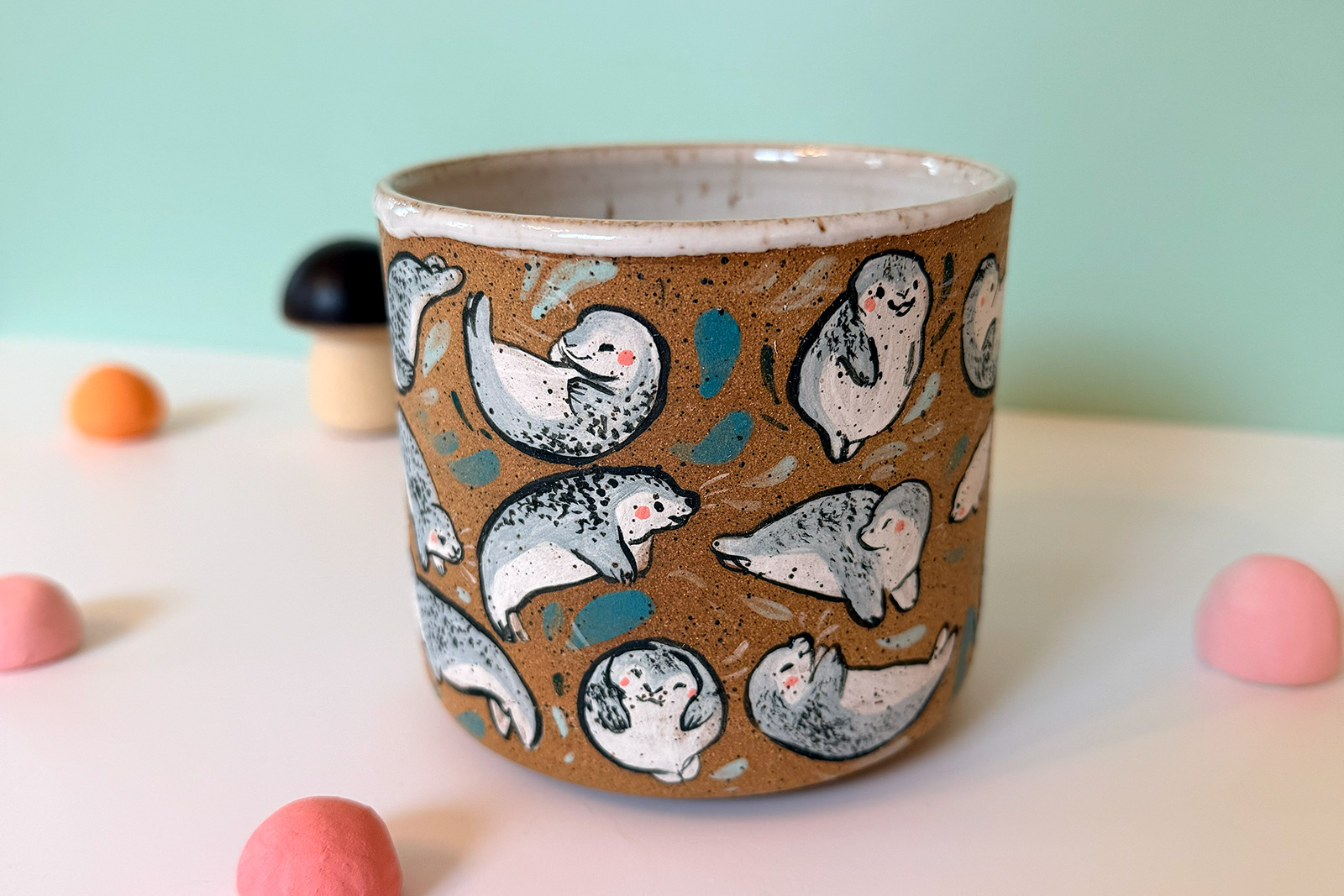Cup - Many Seals