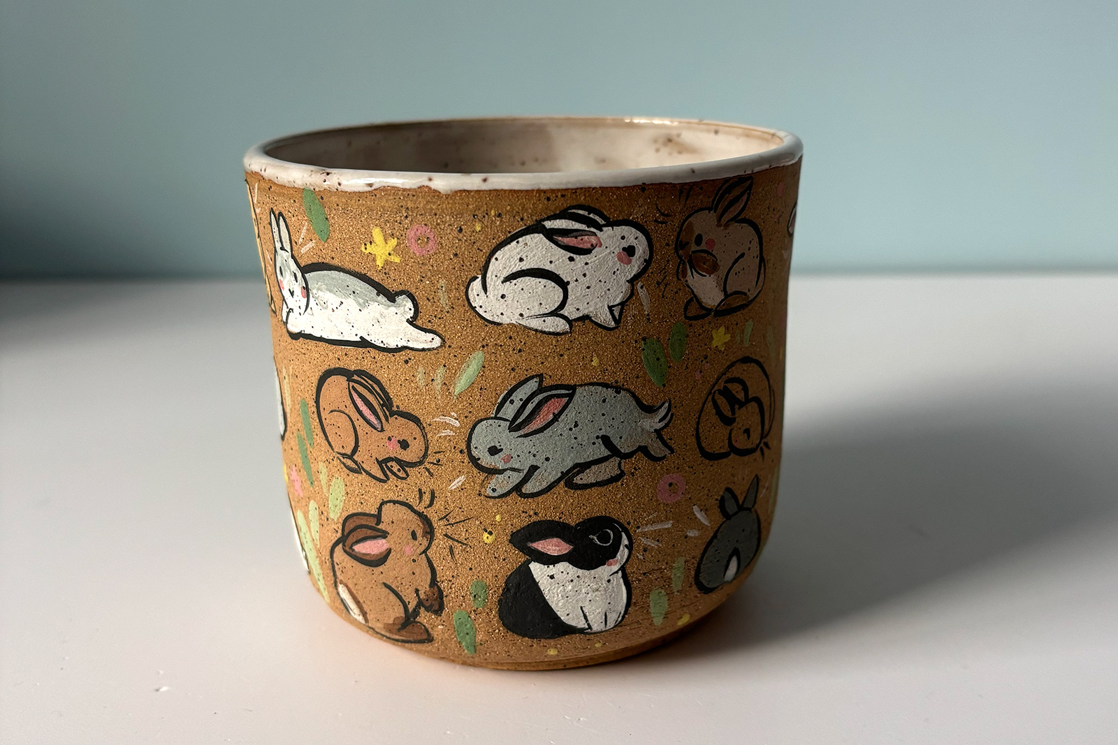 Cup Speckled : Too Many Bunnies