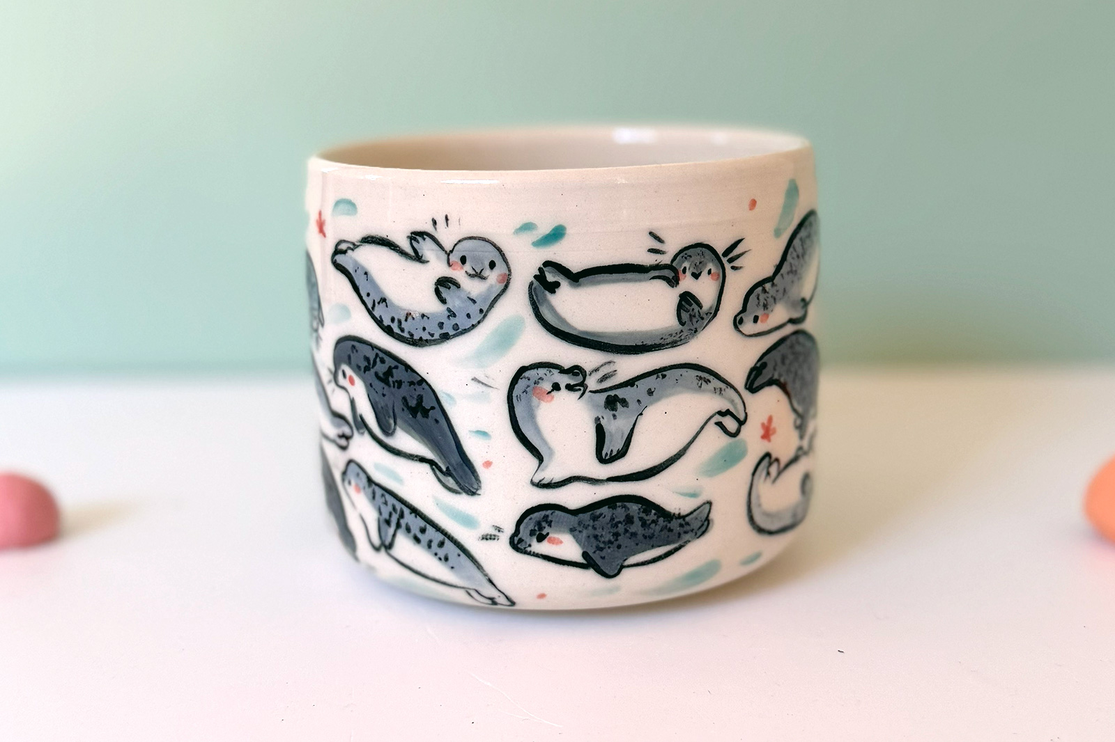 Cup - Many Seals