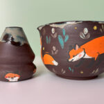 matcha set fox