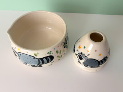 Set Matcha - White - Raccoons - Image 10
